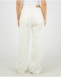 All About Eve - Gia High Rise Baggy Vintage White
