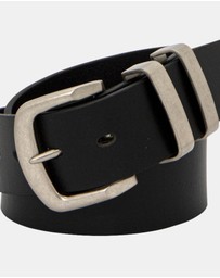 Buckle - Brumby. Australian Made Full Grain Natural Leather Belt. 38mm width.