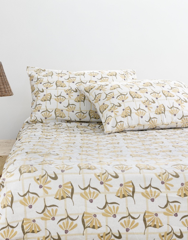 Bambury - Arlo Flannelette Fitted Sheet Set