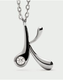 PDPAOLA - Initial 2026 K Silver Pendant Necklace