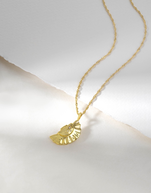 Wanderlust + Co - Dumpling Gold Necklace