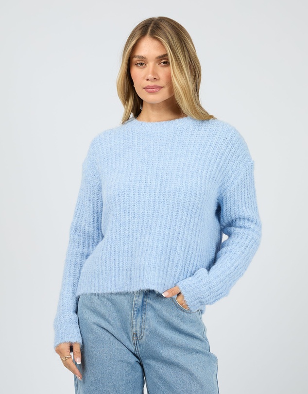 All About Eve - Ivy Knit Jumper Ocean Blue