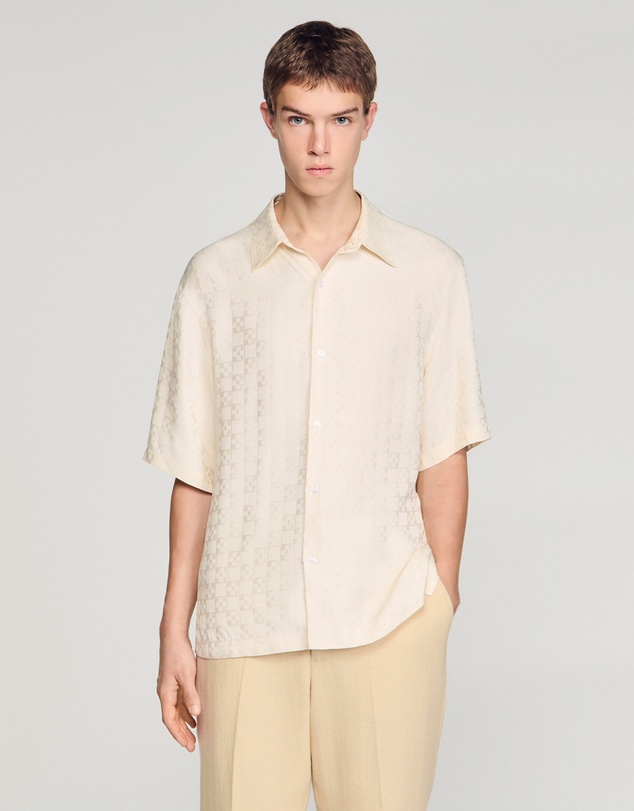 Sandro - Jacquard Cross Mc Shirt