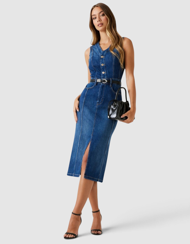 GUESS - Eco Amara Midi Dress