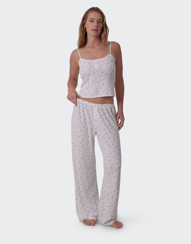 Bras N Things - Polly Long Pant-Print Ditsy Floral