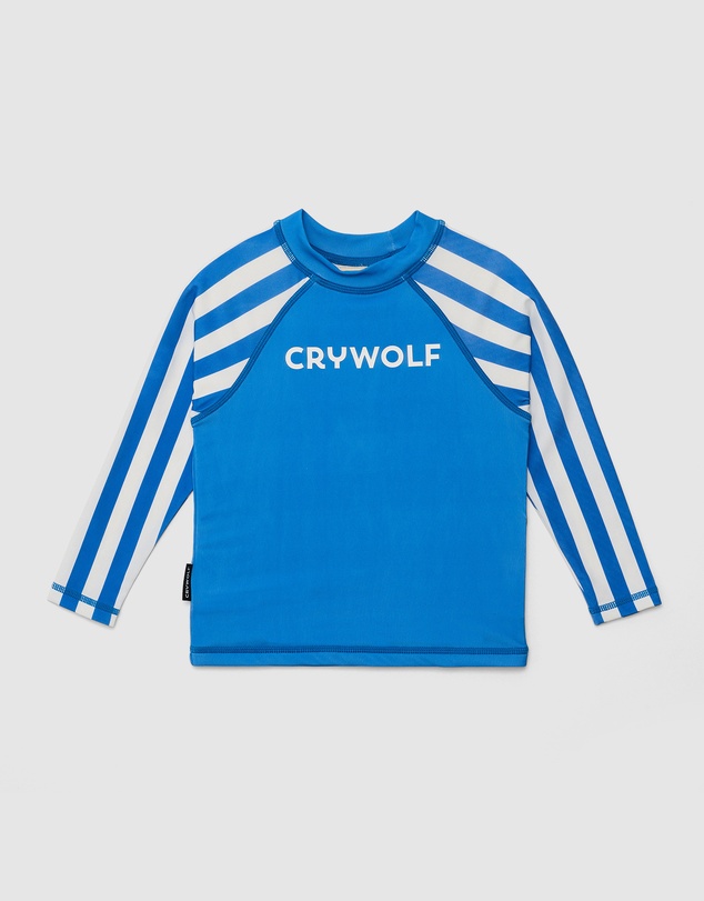 Crywolf - BABY RASH VEST Deep Sea Stripe