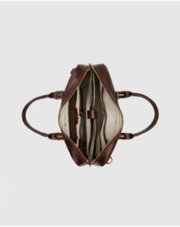 Republic of Florence - The Madrid Matt Choc Laptop Case