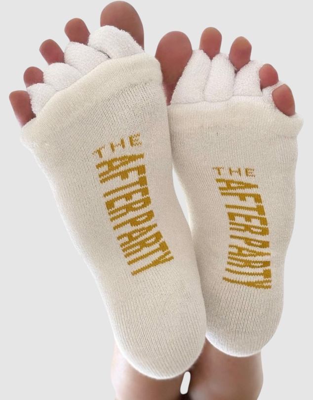High Heel Jungle - The After Party Foot Relief Socks - Coconut Creme