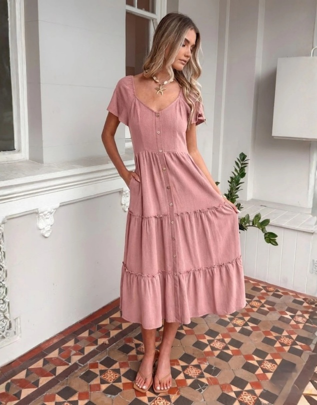 Esther & Co - Celie Dress - Pink
