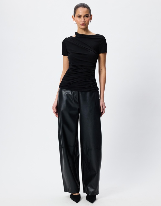 Tussah - Morgan Twist Detail Short Sleeve Top