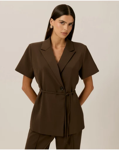 Tussah - Allira Tailored Wrap Top
