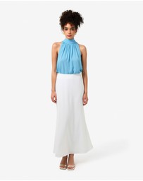 Forcast - Shelby Draped Sleeveless Top