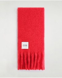 COS - Fringed Brushed-Mohair Scarf