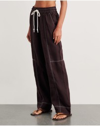 Jag - Sabine Linen Relaxed Leg Pant
