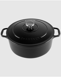 Chasseur - Round French Oven 28cm - Matte Black