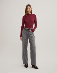 Witchery - High Neck Long Sleeve Top