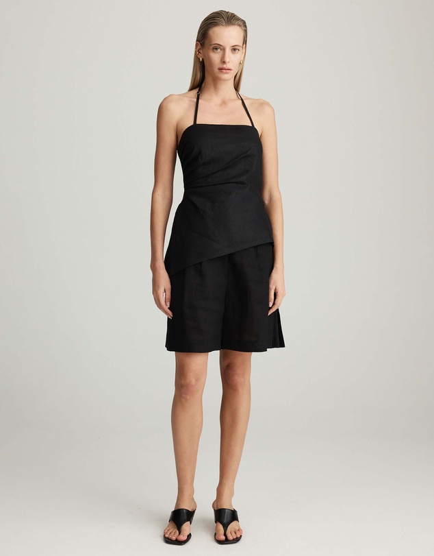 Mattir - Sable Linen Top