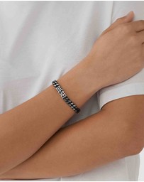 Diesel - Steel Silver-Tone Bracelet