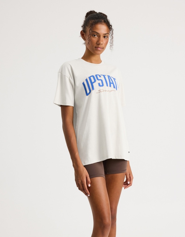 Upstate - Thrive Tee - Ivory College Script