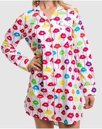 Sant And Abel - Women's Drawbertson Drippy Lips Night Shirt