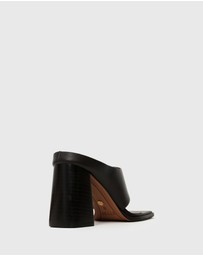 Betts - Ellie Leather Thong High Block Heels