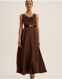 Review - Montague Cowl Neck Dress