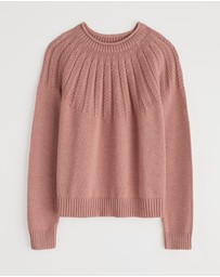 Seasalt - Seasalt Cornwall Pink Stone Chat Jumper