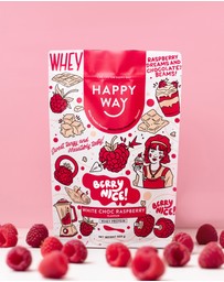 Happy Way - White Chocolate Raspberry Whey Protein Powder