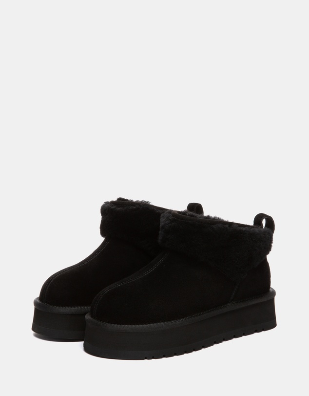 EVERAU - Australian Shepherd Ugg Eirwen Platform Cow Suede Upper UGG Boots