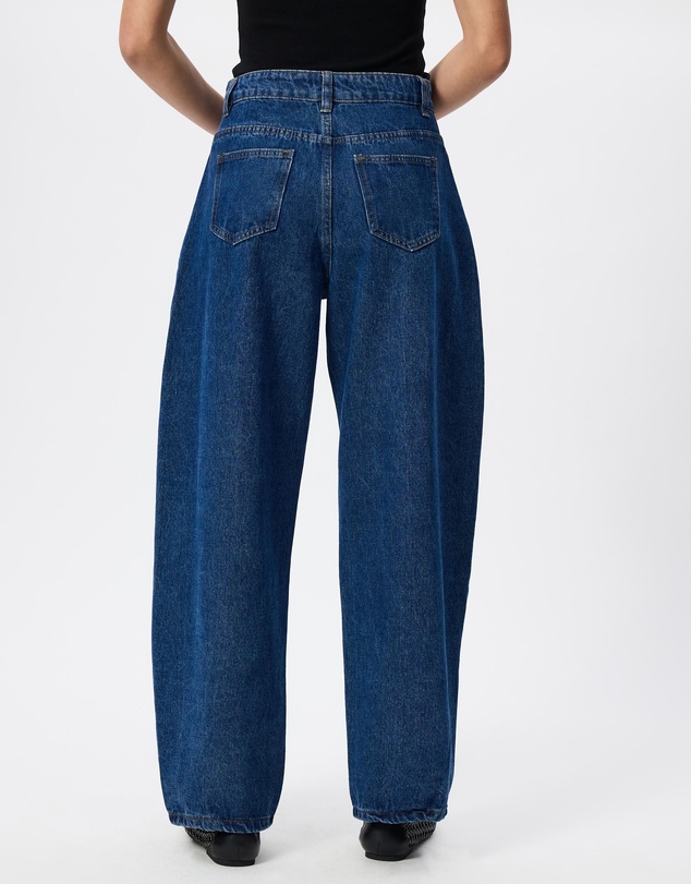 Calli - Cassidy High Rise Panelled Barrel Leg Jeans