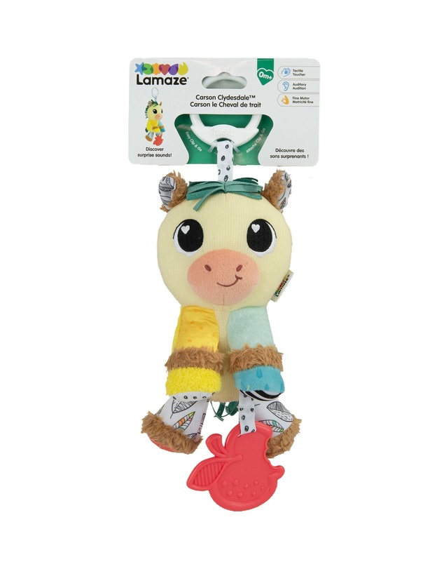Lamaze - Carson Clydesdale Clip & Go Plush