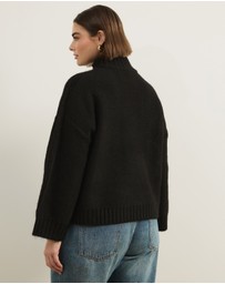 Atmos&Here Curvy - Charli Chunky Knit Jumper