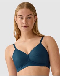 Naturana - Jacquard Lightly-Padded Side Smoothing Wirefree Bra