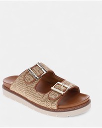 Mia Vita - Daisy Slide - Natural Raffia