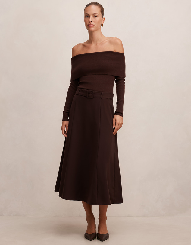 Forever New - Juliette Belted Midi Skirt