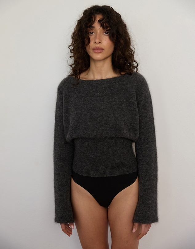 Pinky & Kamal - Mohair Ribbed Knit