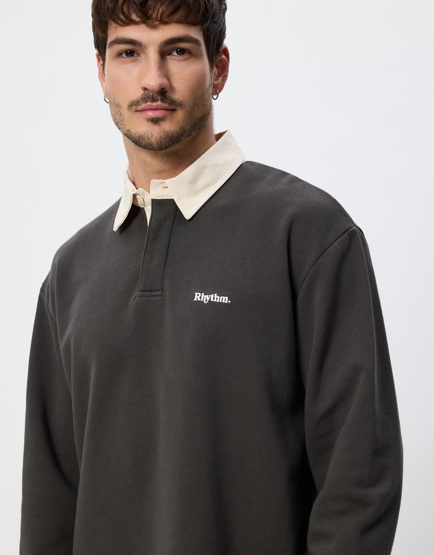 Rhythm - Koa Vintage Rugby LS Polo