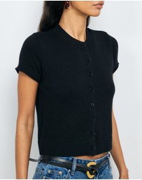 AERE - Abi Cotton Cashmere Blend Cardigan