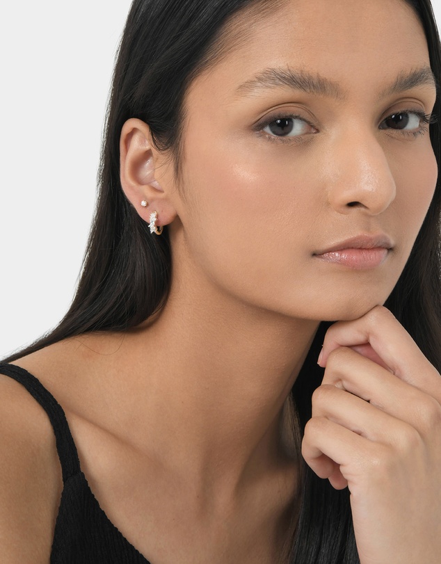 Forcast - Morroca 16k Gold Plated Earrings