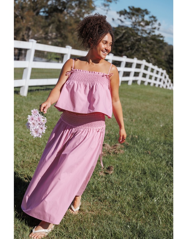 Petal & Pup - Mireille Baby Doll Top - Pink