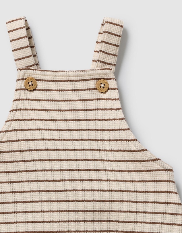 Wilson & Frenchy - Organic Waffle Overalls - Babies
