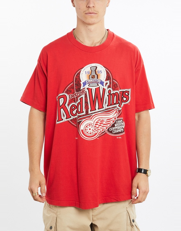 Vintage by The Real Deal - Pre Loved - Vintage 1995 NHL Detroit Red Wings Tee