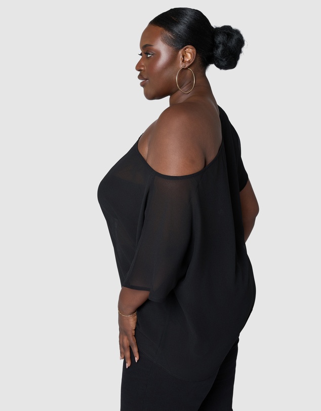 Sunday In The City - Echo Short Sleeve Sheer Top