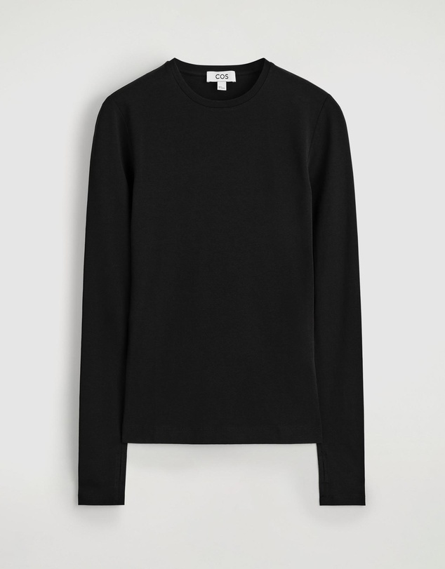 COS - Cotton Long-Sleeved Top