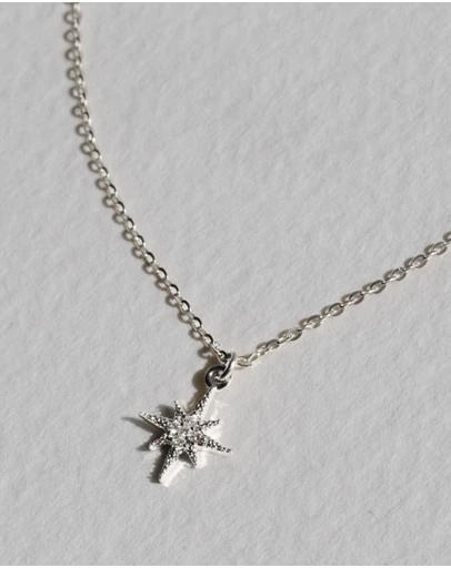 SAINT VALENTINE - North Star Necklace - Silver - ICONIC EXCLUSIVE