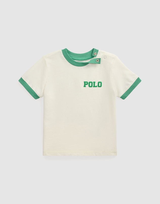 Polo Ralph Lauren - Logo Cotton Jersey Ringer Tee - ICONIC EXCLUSIVE - Babies