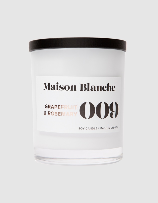 Maison Blanche - 009 Grapefruit & Rosemary - Large Candle