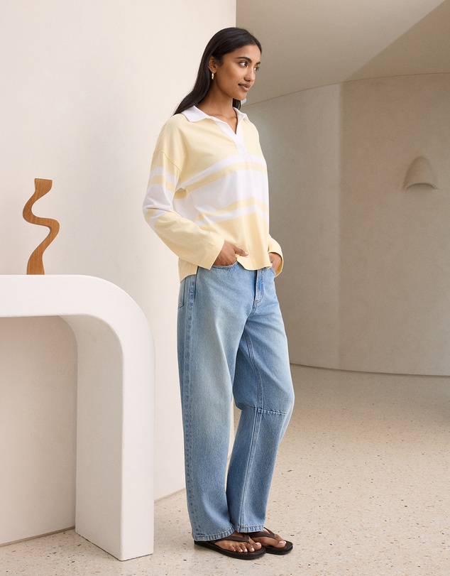 Ceres Life - Shelby Slouchy Rugby Top
