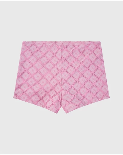Aqua Blu Kids - Stepping Stones Pink Swim Shorts