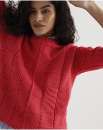 Seasalt - Seasalt Cornwall Red Hedge Rock Jumper